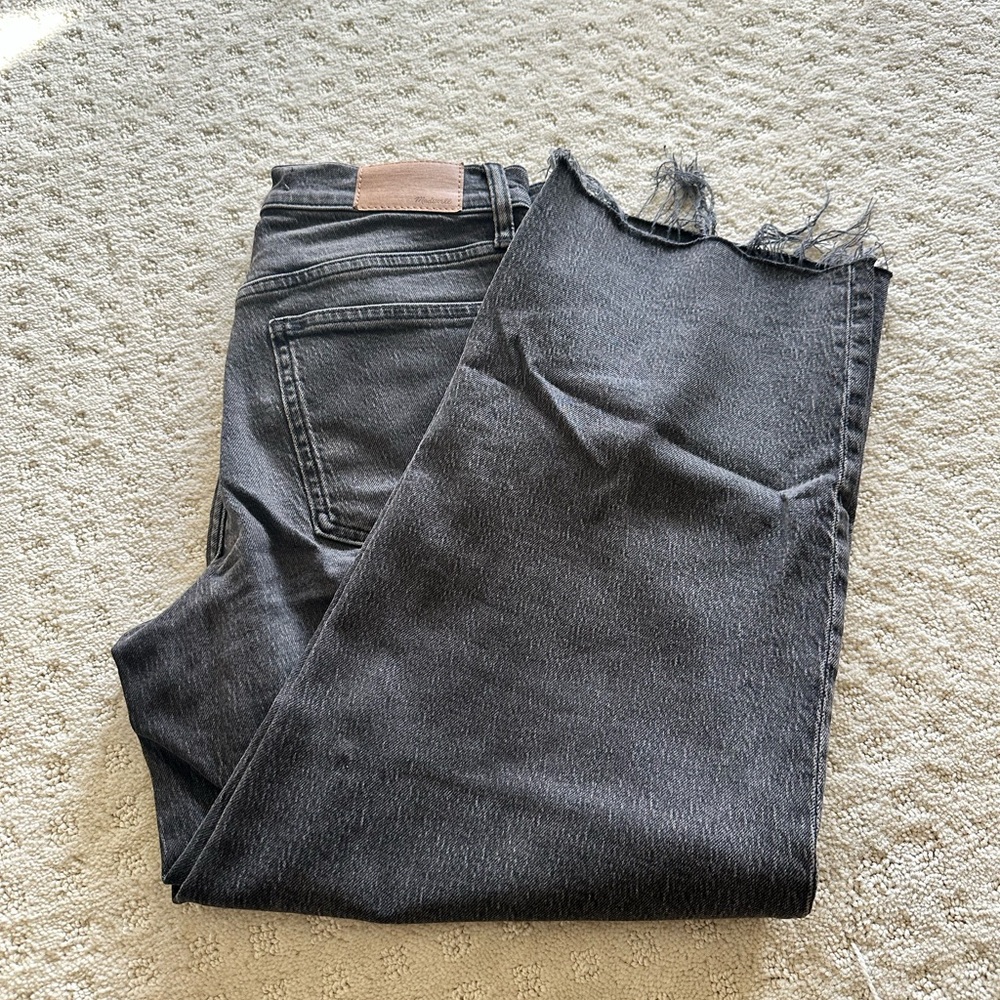 Madewell The Perfect Vintage Wide-Leg Crop Jean (Benley Wash) - Picture 5 of 9